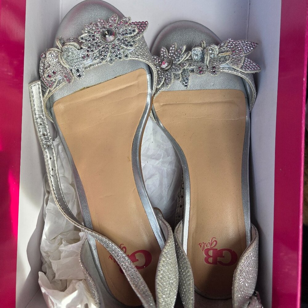 Gianni Bini Silver Girls Heels